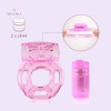 Cock ring vibrator ring silicone sex toys dick ring pink butterfly men sex toys